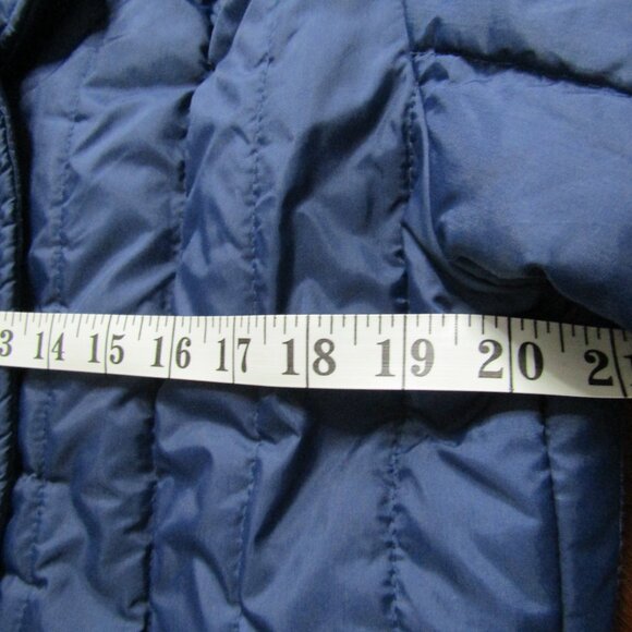 vintage burlington CFW collection puff coat blue with gold button - Picture 4 of 12